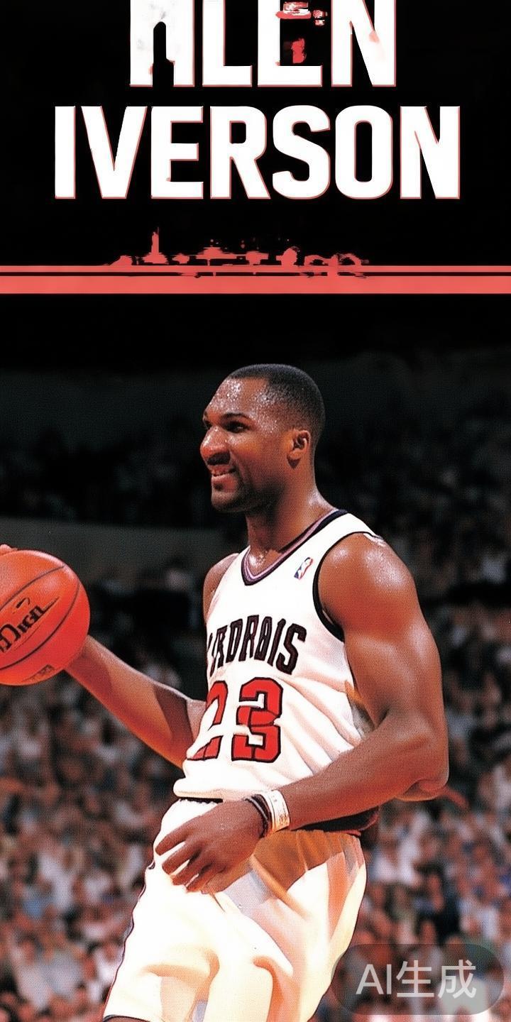在篮球历史上，艾弗森以其非凡的天赋、坚韧的意志和标